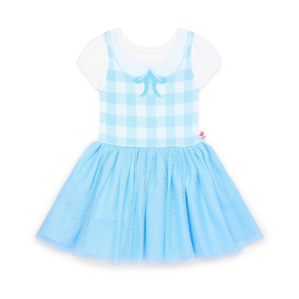 The Wizard of Oz Toddler Girl Size 4T Dorothy Cosplay Sweater Dress NWT